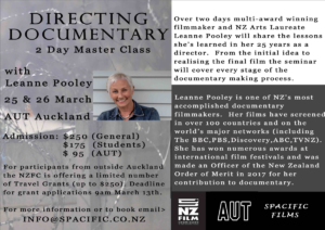 2 Day Directing Documentaries Master Class